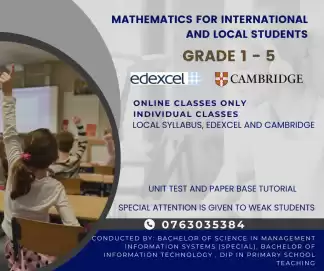 Online Mathematics Classes for International Students (Grade 1–5)