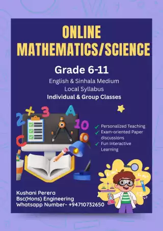 Online Mathematics/Science Classes