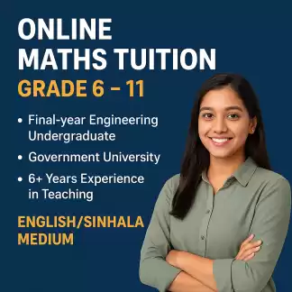 Online Mathematics Tuition – Grade 6 to 11 (Sinhala & English Medium)