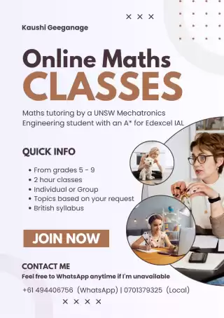 Online Mathematics Tutoring