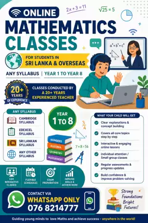 ONLINE MATHEMATICS Year 1-8