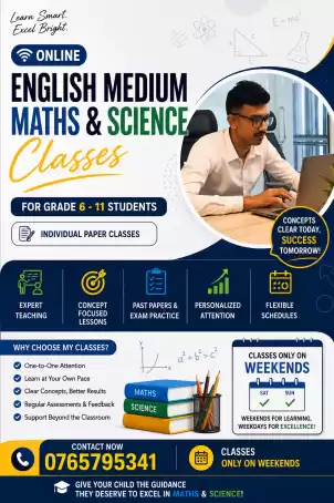 Online maths and Science paper Classes Individual