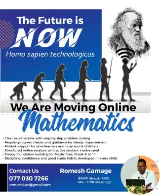 Online Maths - English Medium - Grade 6 - 11
