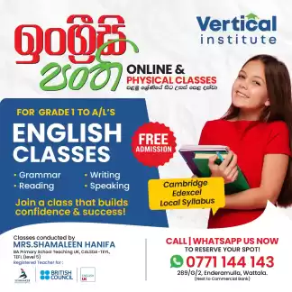 Online & PHYSICAL English class ( Focused on grammar, vocabulary, comprehension and essay writing )