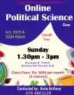 Online Political Science Classes - English Medium