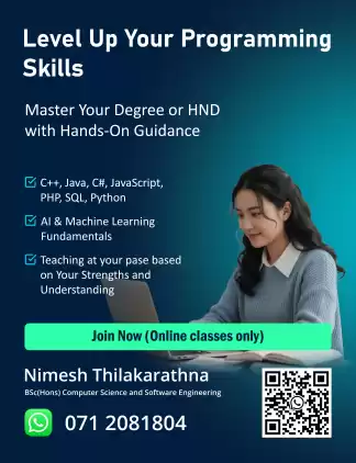 Online Programming Classes For HND & Undergraduate Students