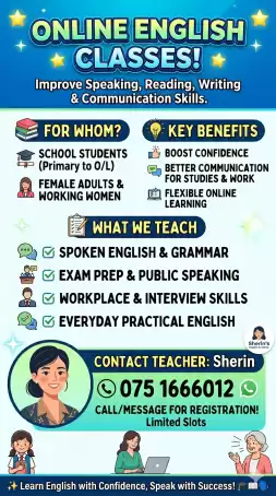 Online Spoken English class