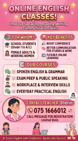 Online Spoken English classes