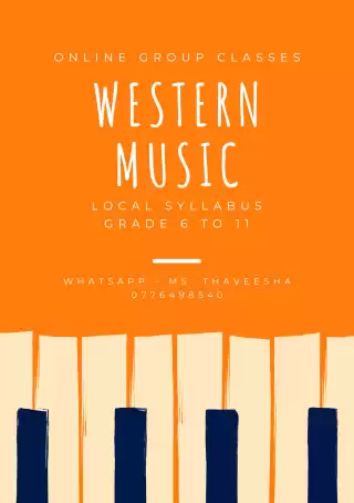 Online Western Music Classes - Local Syllabus AND Piano Classes in Pelawatta/Battaramulla