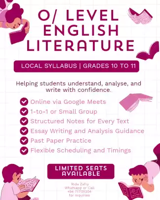 Ordinary Level English Literature