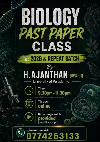 Past Paper Class - BIOLOGY