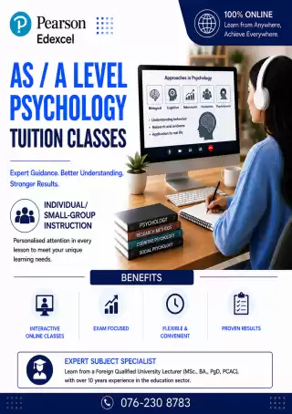 Pearson Edexcel AS/A Level Psychology Tuition