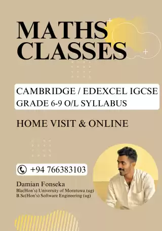Pearson Edexcel GCSE / Cambridge IGCSE Grade 6-9 O/Ls Maths Home visits and online Classes