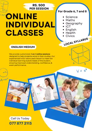 Personalized Online Tutoring for Grades 6 - 8 | Local Syllabus