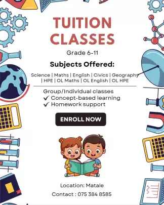 Physical classes for Grade 6 to 11