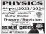 Physics A/L both English and Sinhala medium 