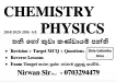 Physics and chemistry