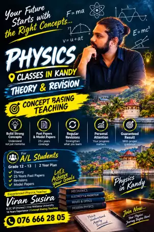 Physics class in kandy