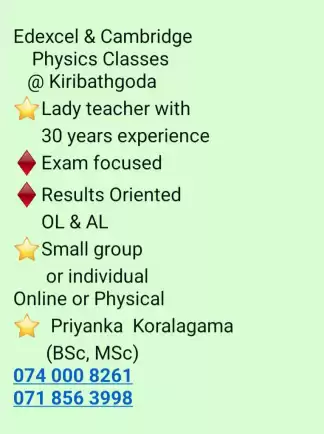 Physics Classes Cambridge &Edexcel