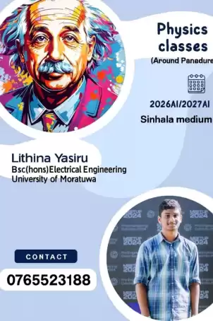 Physics classes for 2026/2027 A/l sinhala medium