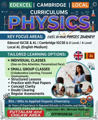 Physics Classes - Individual and small groups
