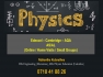 Physics (Edexcel & Cambridge)