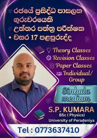 Physics individual & group classes 2027/2028