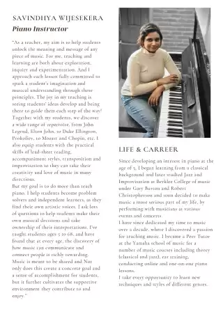 Piano Lessons