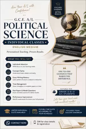 Political Science ENGLISH MEIDUM