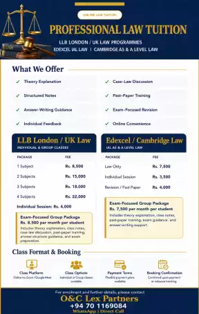 Professional Online Law Tuition