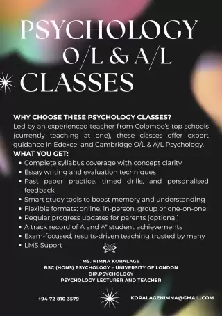 Psychology Classes