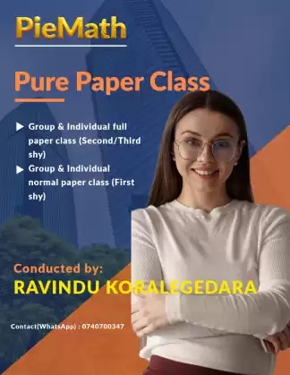 Pure Maths(Individual/Group) Sinhala Medium