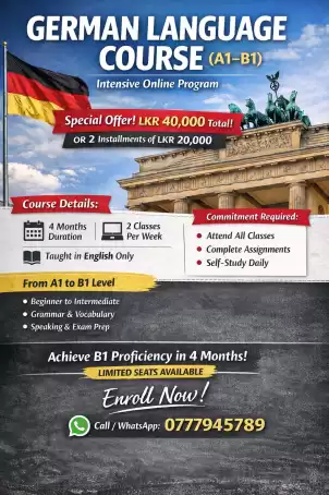 Reach B1 German in 4 months, fully online!
