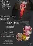 Saree Pleating One day Work-Shop