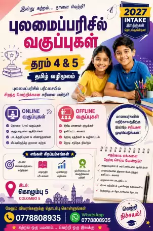 Scholarship classes for 4 & 5