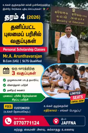 Scholarship classes grade 4 (2026)