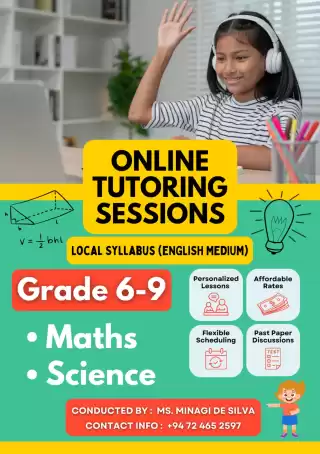 Science and Mathematics (English medium) online classes