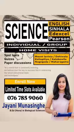 Science class (3-11) (cambridge/ Edexcel/ Local)