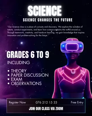 Science class from 6 to 9