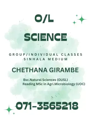 SCIENCE CLASS GRADE 6 - 11