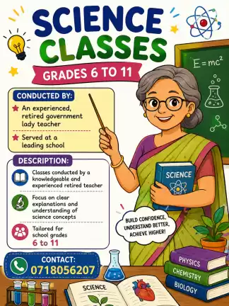 Science Class (grade 6-11 students)