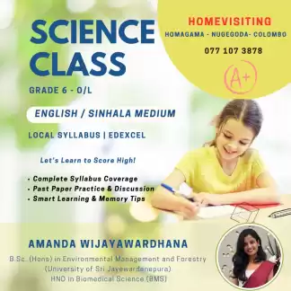 Science Class | Home Visiting | Local Syllabus/ Edexcel