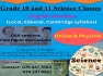 Science Classes (English Medium)- Grade 10 and 11 (Individual & Group)