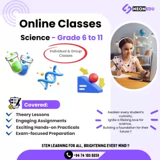 Science Classes for English Medium Students [Grade 6-11]