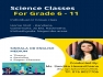 Science Classes for Grade 6-11 Sinhala or English medium