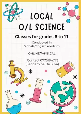 Science classes for grades 6 to 11