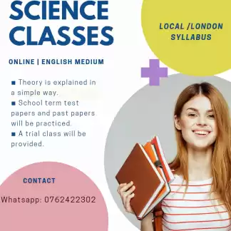 Science English Medium classes.