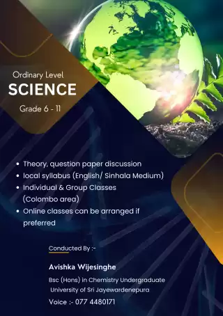 Science English Medium (Grade 6-11)