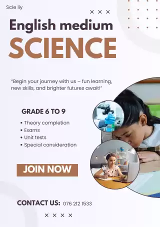 Science English medium online class