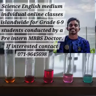Science English medium Online classes from Grade 6-9 conducted by a Doctor